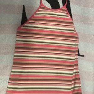 GAP Stretch Striped Halter Tie Top